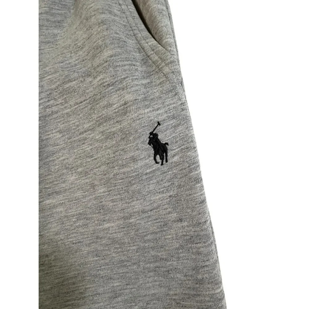 Polo Ralph Lauren Jogger Sweatpants Gray Pony Logo Drawstring Men's M